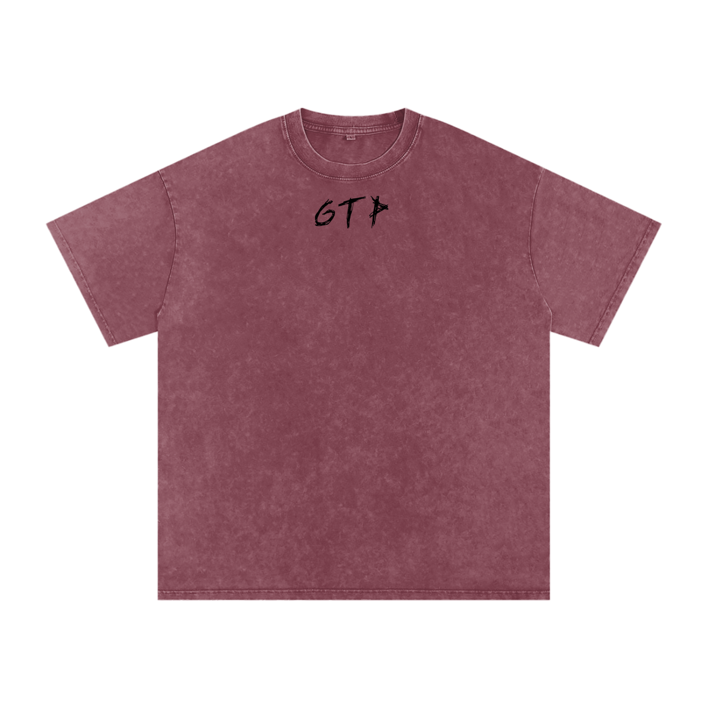 Snow Washed Oversized Cotton T-Shirt minimal GTP tee